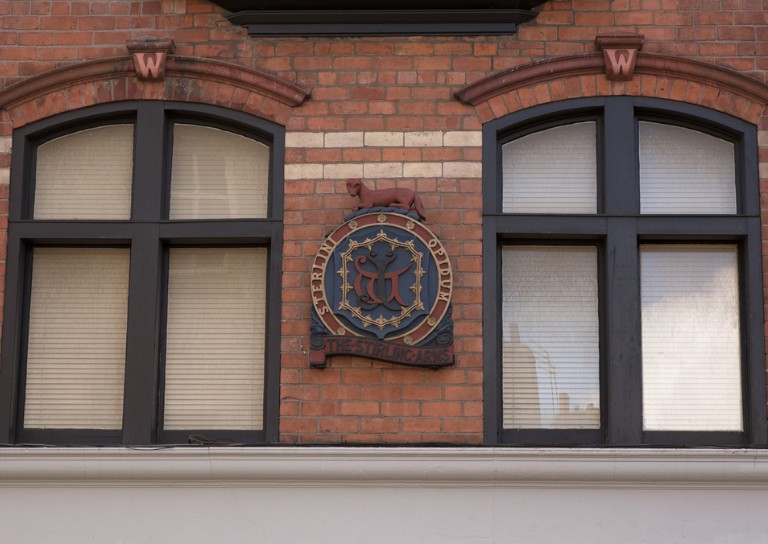 Stirling Arms Plaque on 55 Baker Street