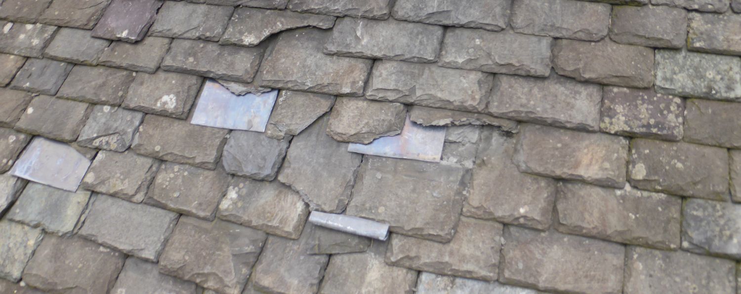 How to Repair Slate Roofs - individual slate replacement, a detailed guide  to slate roof repair procedures